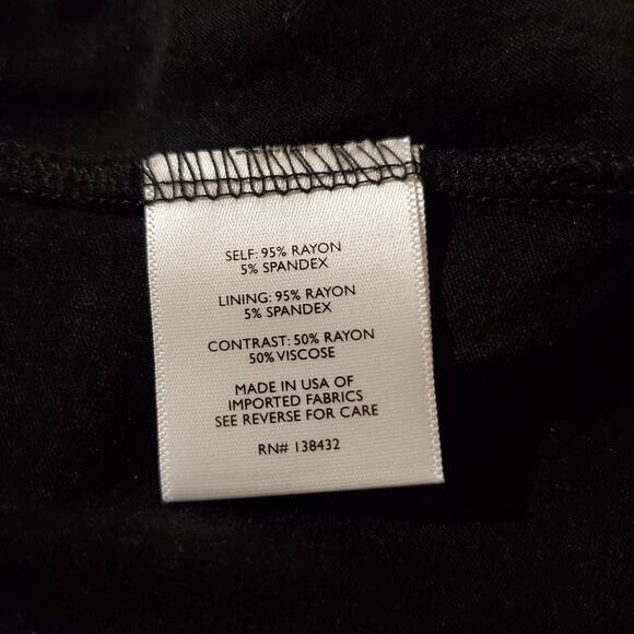 ModCloth Fervour Striped Lace Up V-Neck Long Sleeve Jersey Dress Womens Size S - Picture 7 of 9